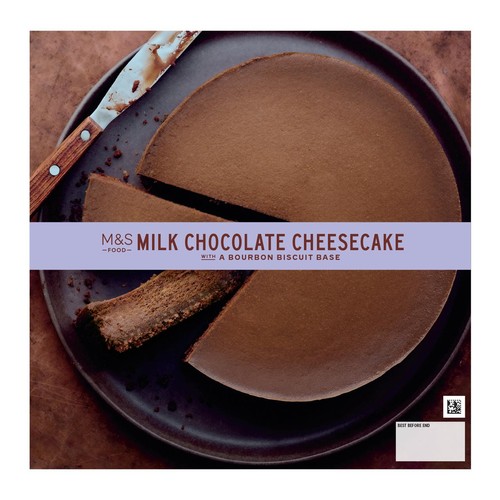 M&S Milk Chocolate Cheesecake
