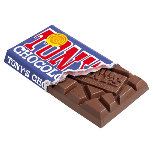 Tony's Chocolonely Dark Milk Chocolate Pretzel Toffee 42%