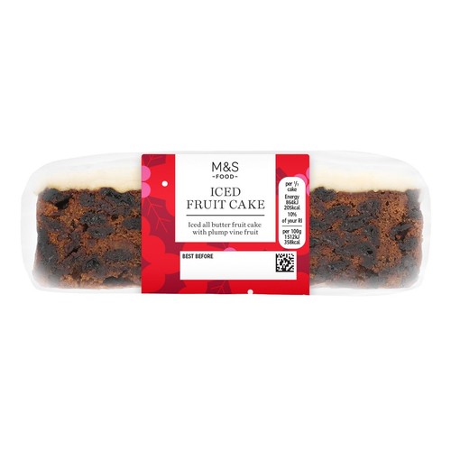 M&S Iced Fruit Cake