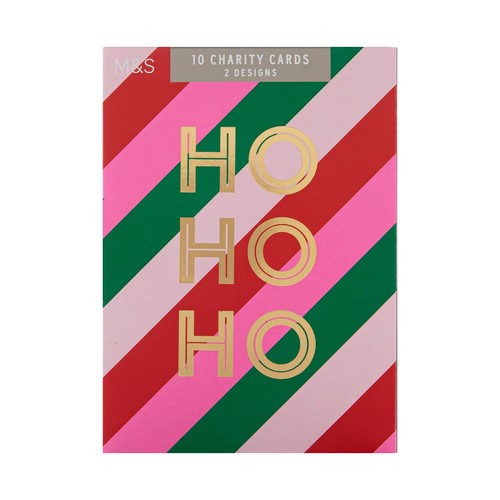 M&S Foil Text Modern Duo Cards Multipack