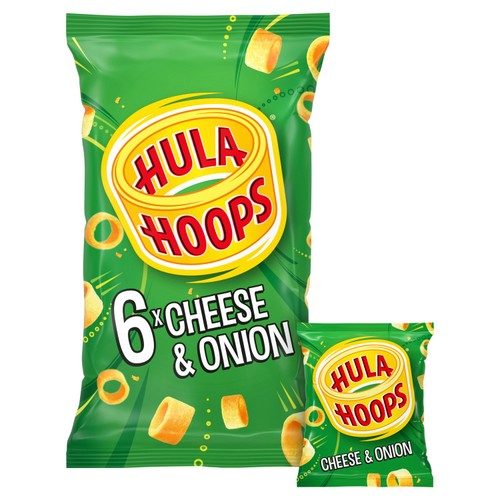 Hula Hoops Cheese & Onion Multipack Crisps
