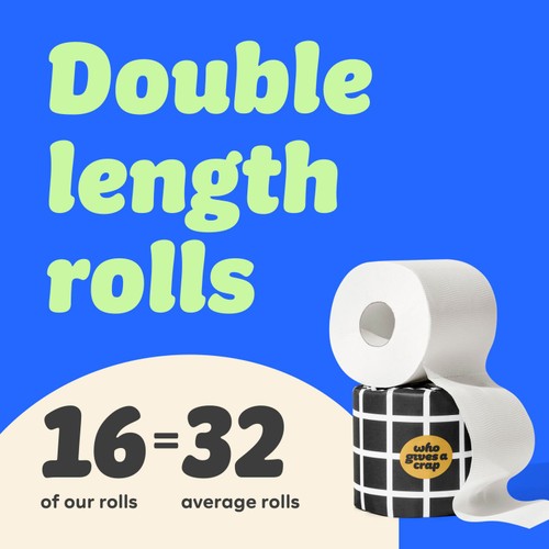 Who Gives A Crap Extra Soft Double Length Toilet Roll