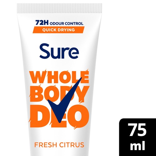 Sure Women Whole Body Fresh Citrus Cream Deodorant