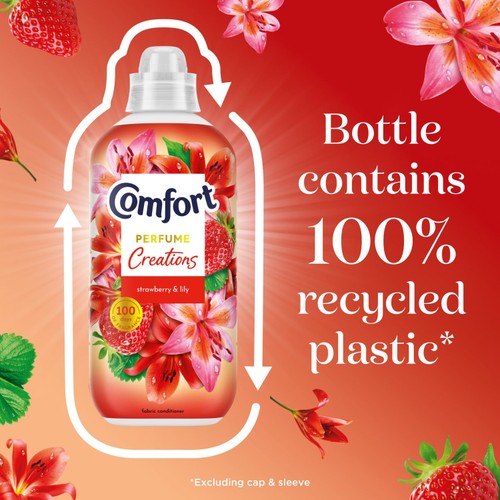 Comfort Perfume Creations Strawberry & Lily Fabric Conditioner 48 Washes