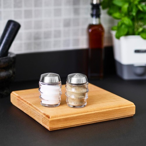Cole & Mason Bray Salt & Pepper Glass Shakers, 70mm