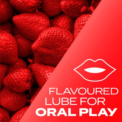 Durex Strawberry Lube Water Based Flavoured Edible