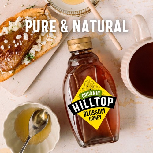 Hilltop Honey Organic Blossom Squeezy 