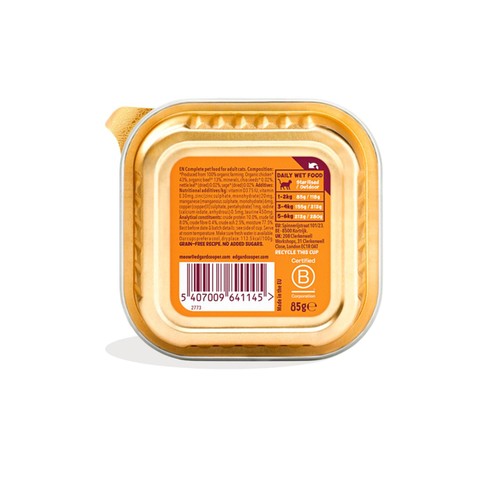 Edgard & Cooper Organic Cat Pate Adult Chicken