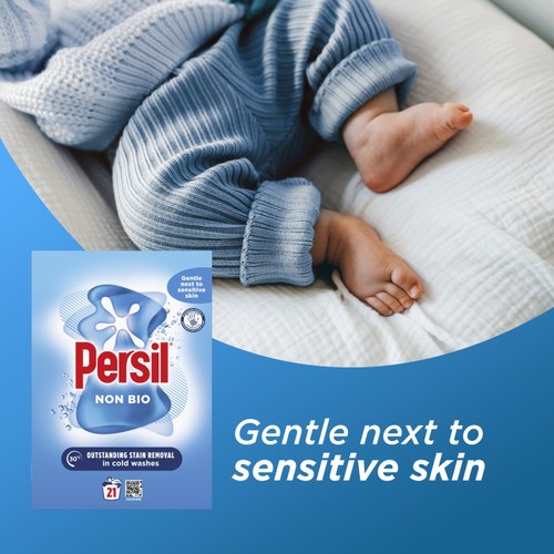 Persil Fabric Cleaning Washing Powder Non Bio 21 Wash 