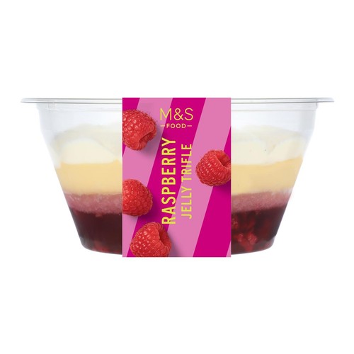 M&S Raspberry Jelly Trifle (Serves 4)