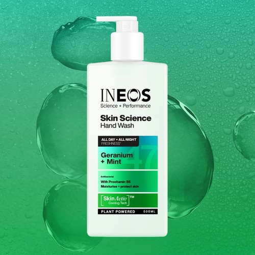 INEOS Skin Science Geranium & Mint Handwash