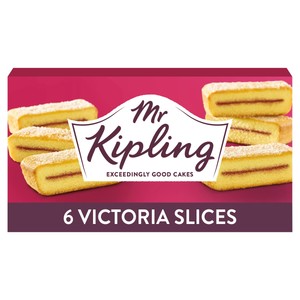 Mr Kipling Victoria Slices Cakes Multipack 6 Pack