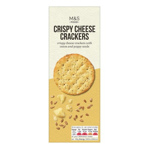M&S Crispy Cheese Crackers