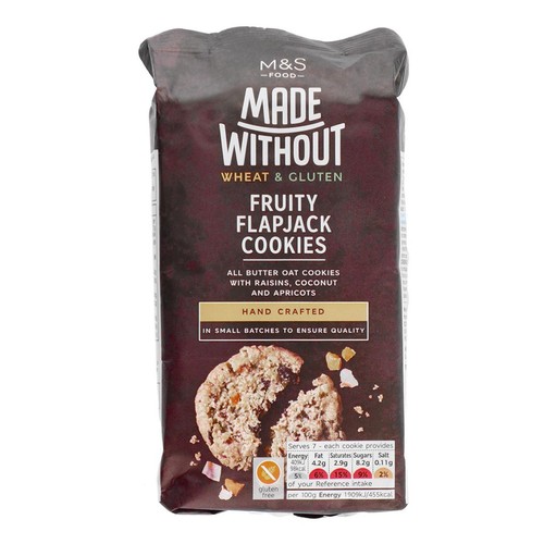 M&S Made Without Fruity Flapjack Cookies