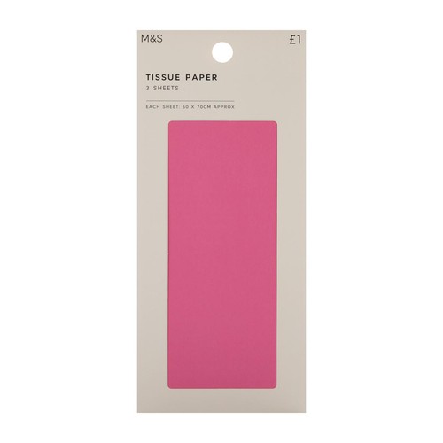 M&S Pink Tissue Paper