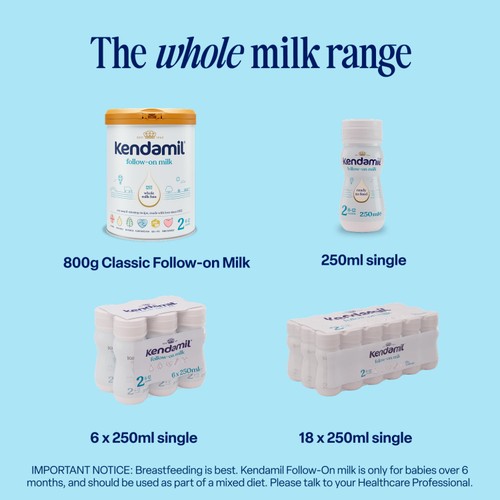 Kendamil Ready to Feed Follow-On Milk 18 x 250ml
