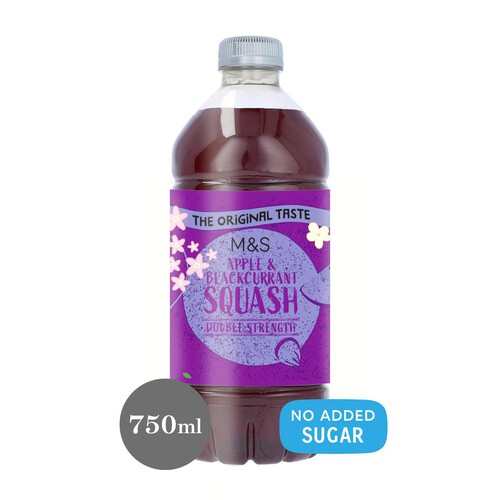 M&S Apple Blackcurrant Squash Ocado
