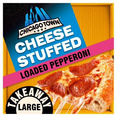 Chicago Town Takeaway Cheesy Stuffed Crust Pepperoni Large Pizza