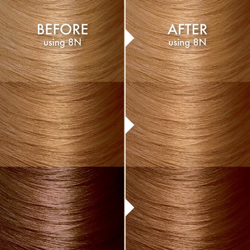 John Frieda Precision Foam Colour Hair Dye Medium Natural Blonde 8N