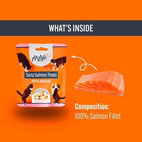 HiLife Salmon Freeze Dried Treats