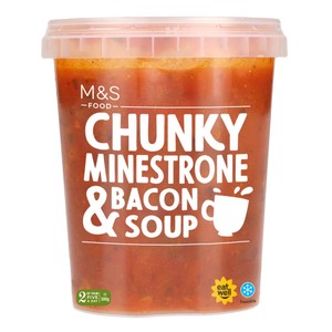 M&S Chunky Minestrone Soup with Bacon 600g