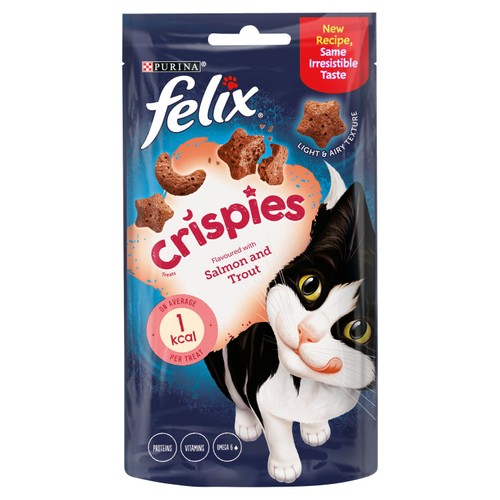 Felix Crispies Salmon & Trout Cat Treats 