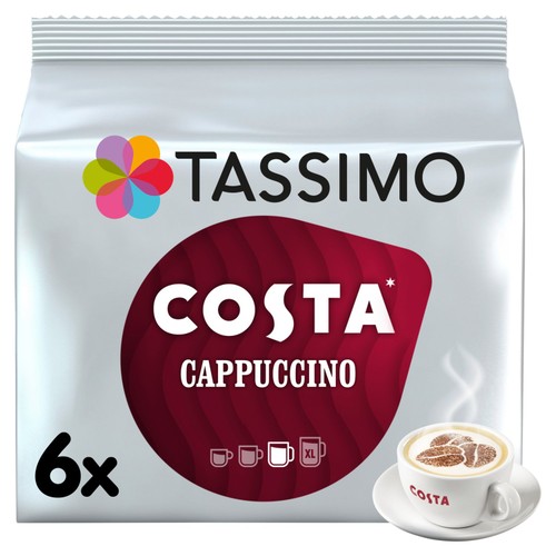 Tassimo Costa Cappuccino Coffee Pods