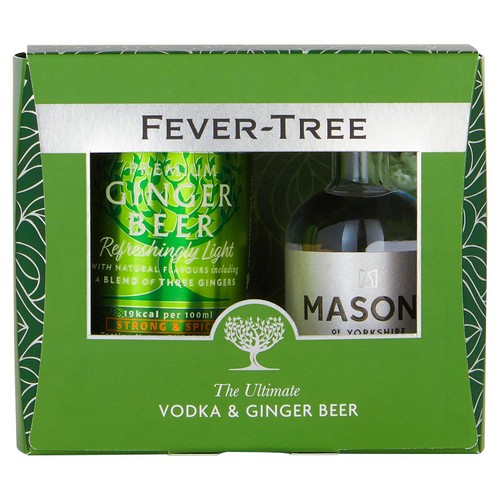 Fever-Tree The Ultimate Vodka & Ginger Beer Gift Set with Masons Vodka