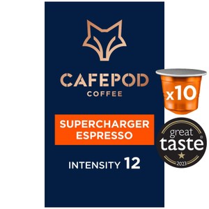 CafePod Decaf Supercharger Espresso Nespresso Compatible Coffee Pods
