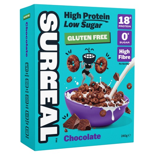 Surreal Gluten Free High Protein Low Sugar Chocolate Cereal