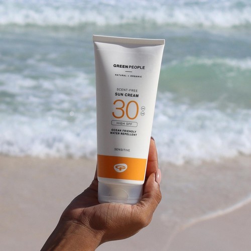 Green People SPF 30 Sun Cream Scent Free Travel Size
