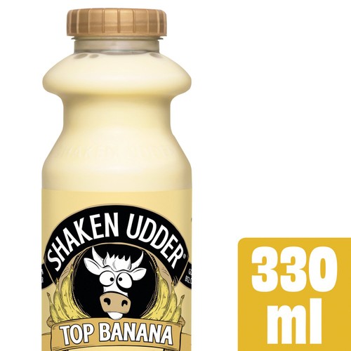 Shaken Udder Top Banana Flavoured Milkshake