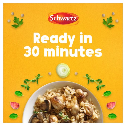 Schwartz Italian Chicken & Mushroom Risotto One Pan