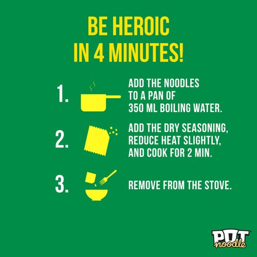 Pot Noodle Chicken & Mushroom Instant Noodles 112g