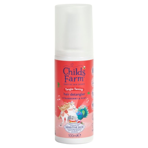 Childs Farm Tangle Taming 3 in 1 Hair Detangler Strawberry & Mint