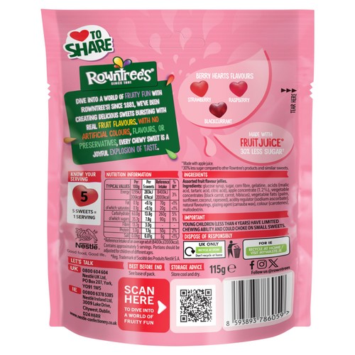 Rowntree's Berry Hearts