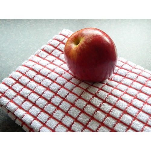 Poli-dri Cotton Tea Towel, Red 70cm