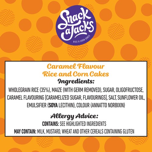 Snack a Jacks Caramel Jumbo Rice Cakes