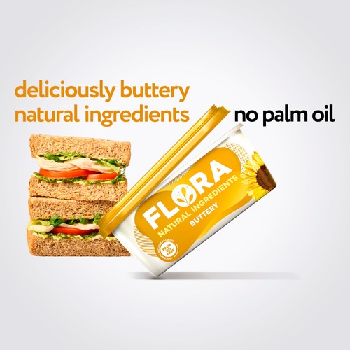 Flora Buttery Spread with Natural Ingredients
