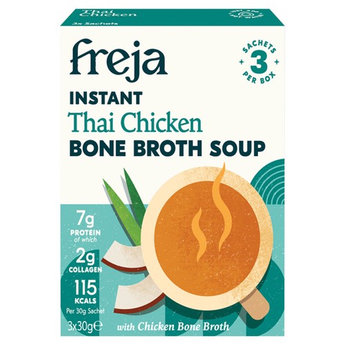 Freja Instant Thai Chicken Bone Broth Soup