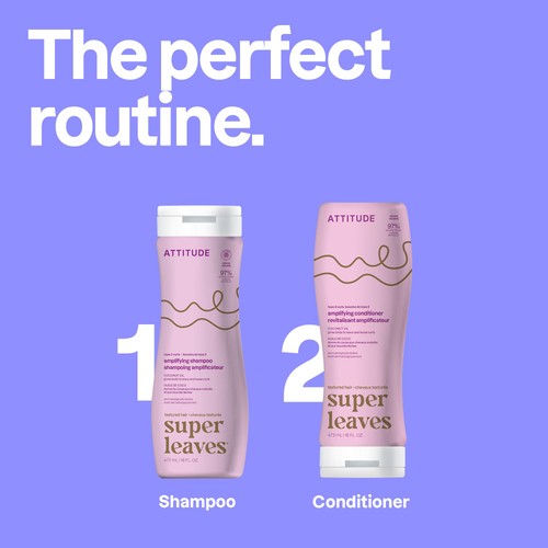 ATTITUDE Super Leaves Conditioner Amplifying - Coconut Oil