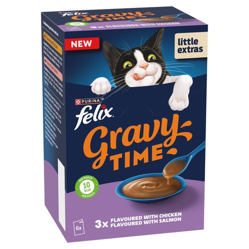 Felix Gravy Time Chicken and Salmon Wet Cat Food