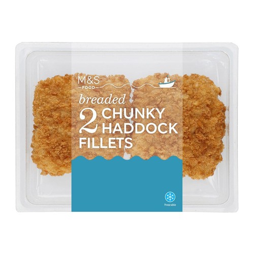 M&S 2 Breaded Chunky Haddock Fillets