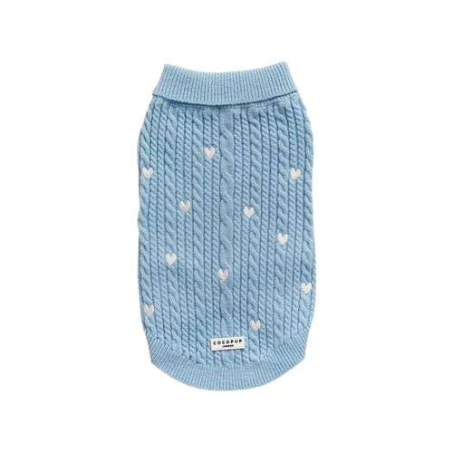 Cocopup Blue Heartstrings Jumper for Dog - XS