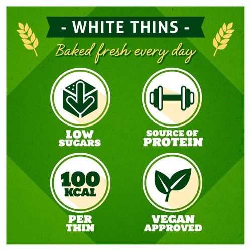 Warburtons White Sandwich Thins