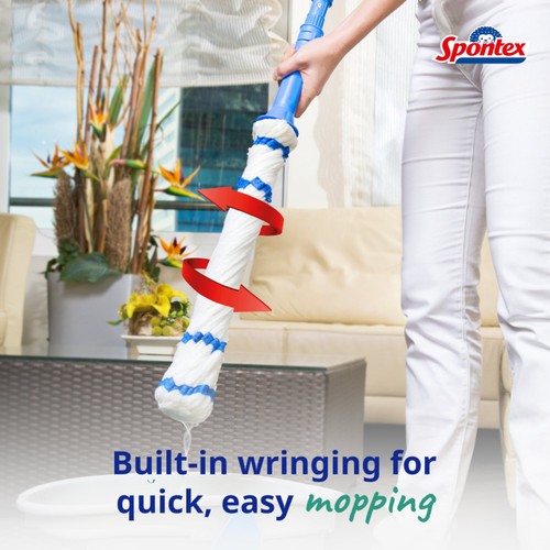 Spontex Twist Mop & Bucket Compact Kit