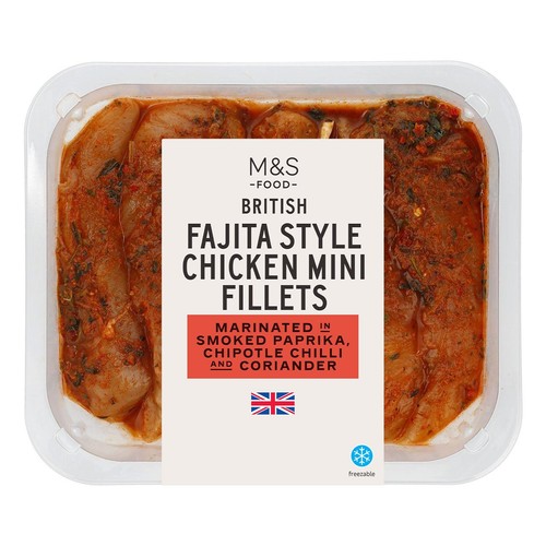 M&S Fajita Style Mini Chicken Fillets