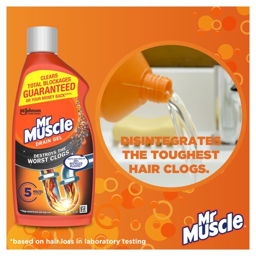 Mr Muscle Power Gel Drain Unblocker