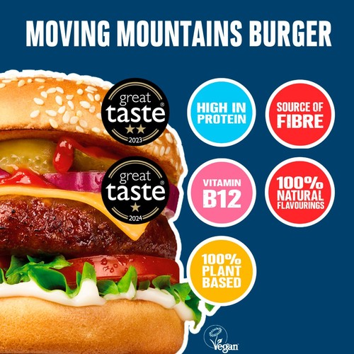 Moving Mountains Plant-Based Burger 