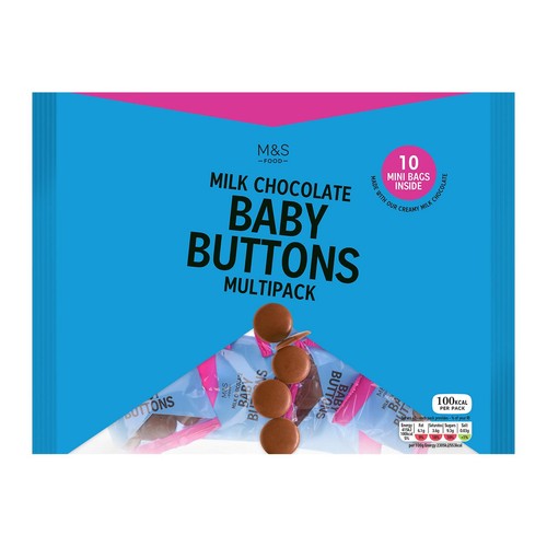M&S Milk Chocolate Baby Buttons Multipack